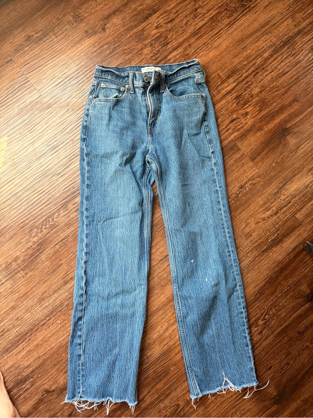 Abercrombie & Fitch Light Blue Straight Leg Jeans